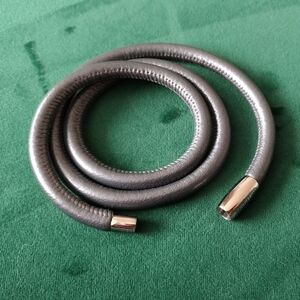 Jennifer Lopez Endless Anthracite Silver Metallic Triple Bracelet